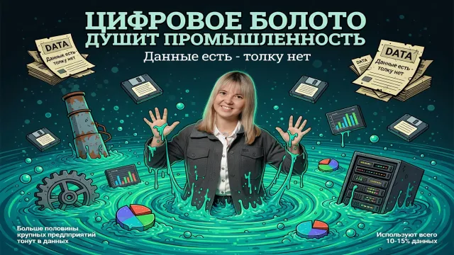 Цифровое болото душит промышленность. Данные есть - толку нет