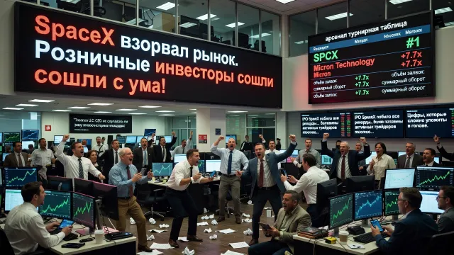 SpaceX взорвал рынок. Розничные инвесторы сошли с ума!